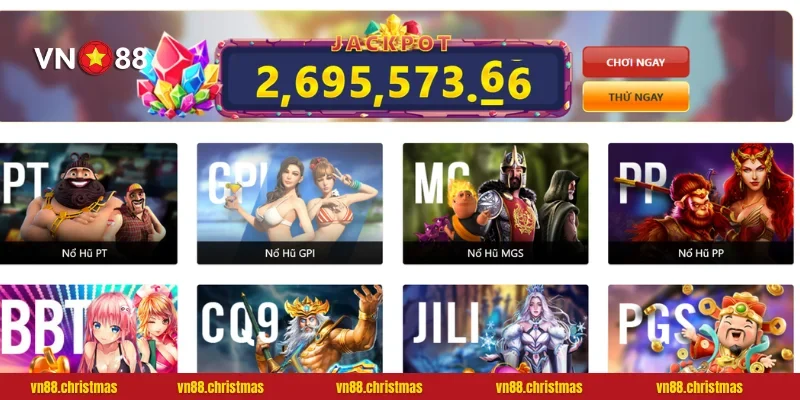 Nổ hũ hoành tráng, đa dạng với tỷ lệ trúng cao