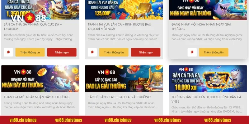 Mỗi sảnh game đều có những ưu đãi đặc biệt riêng